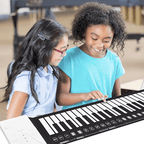 Opvouwbaar Toetsenbord met Ingebouwde Luidsprekers en USB‑MIDI‑Aansluiting