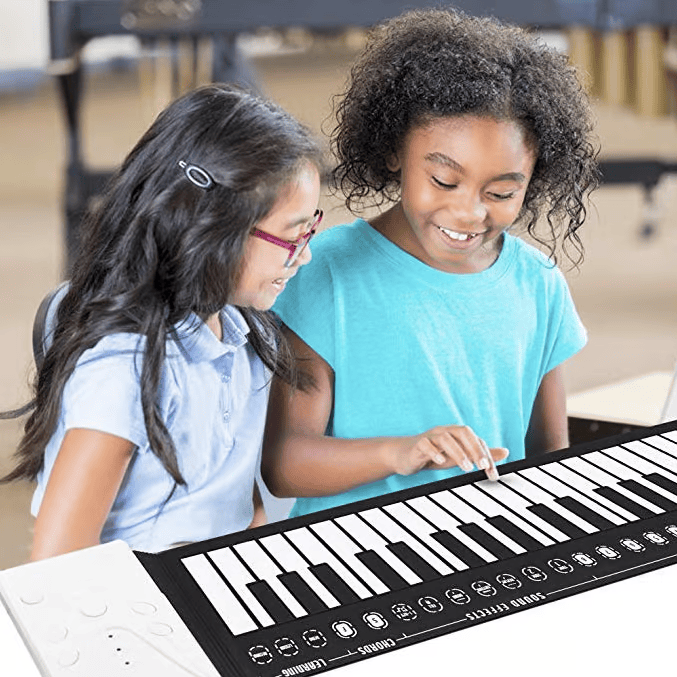 Opvouwbaar Toetsenbord met Ingebouwde Luidsprekers en USB‑MIDI‑Aansluiting