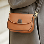 Leren Crossbodytas met Magnetische Sluiting en Verstelbare Schouderriem