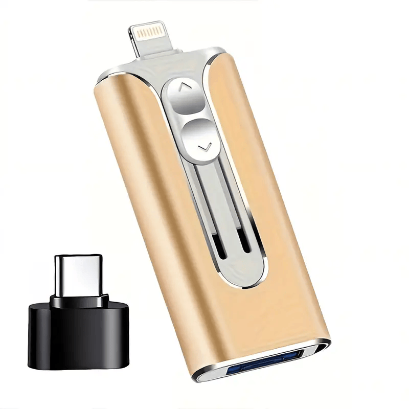 USB‑Opslagstick met Meervoudige Aansluitingen en Hoge Overdrachtsnelheid