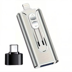USB‑Opslagstick met Meervoudige Aansluitingen en Hoge Overdrachtsnelheid