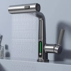Keukenmengkraan Met Digitale Temperatuurweergave En Flexibele Uitloop