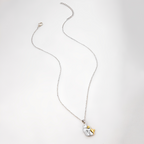 Hangerketting met omhelzende mens en hond voor dagelijks gebruik