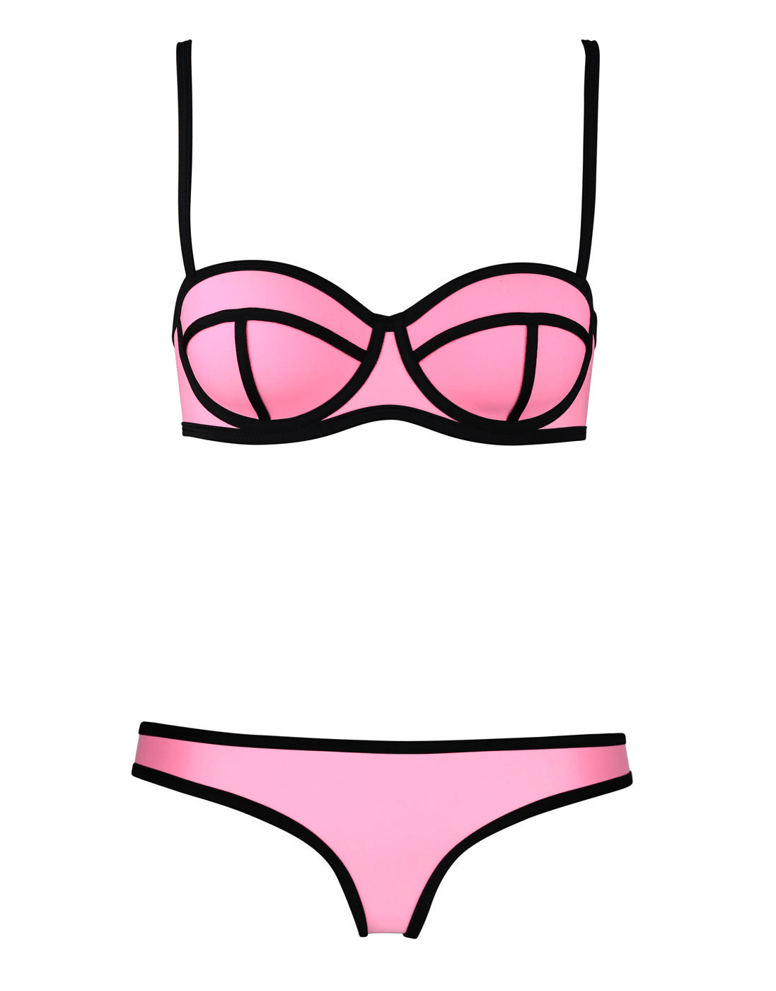 Bikini Twee Delig Modern Contrastcomfort