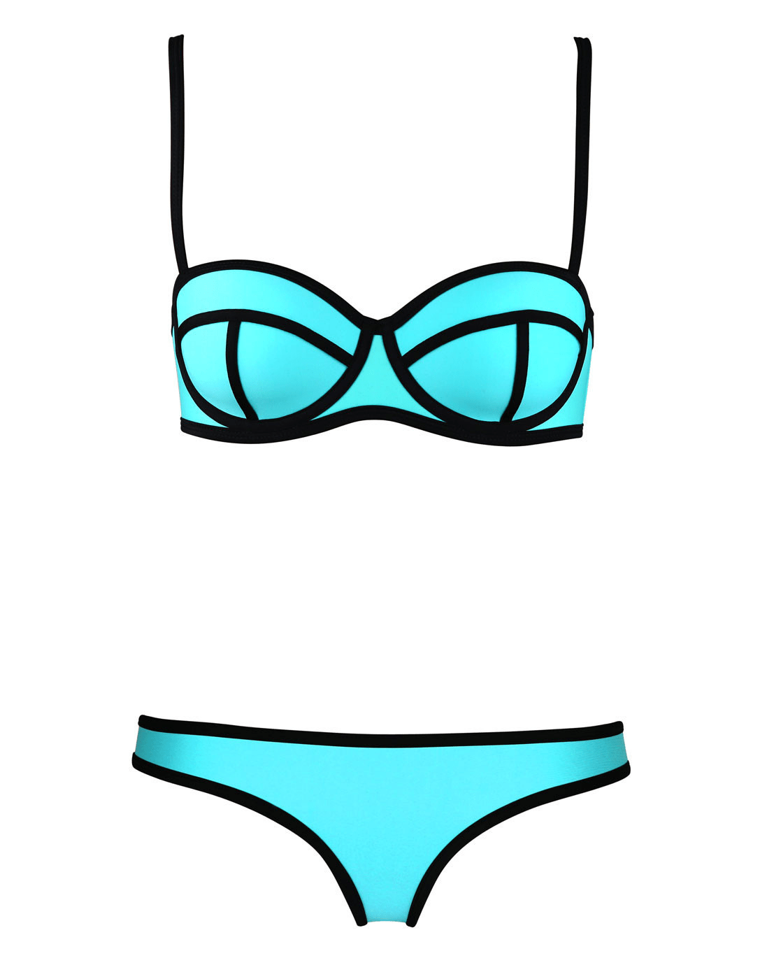 Bikini Twee Delig Modern Contrastcomfort