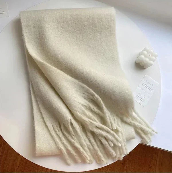 Sjaal Winter Lang met Polyester en Zachte Luxe Structuur