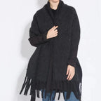 Sjaal Winter Lang met Polyester en Zachte Luxe Structuur