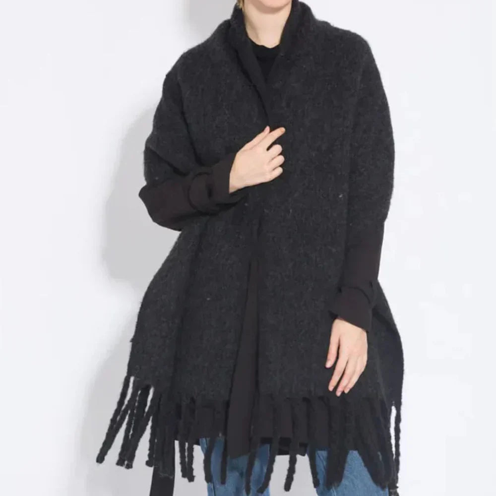 Sjaal Winter Lang met Polyester en Zachte Luxe Structuur