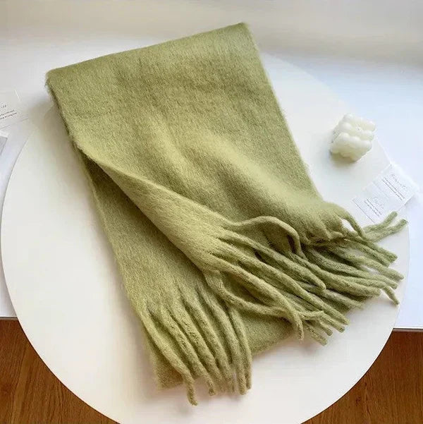 Sjaal Winter Lang met Polyester en Zachte Luxe Structuur
