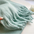 Sjaal Winter Lang met Polyester en Zachte Luxe Structuur
