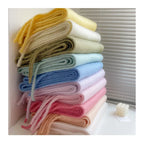Sjaal Winter Lang met Polyester en Zachte Luxe Structuur