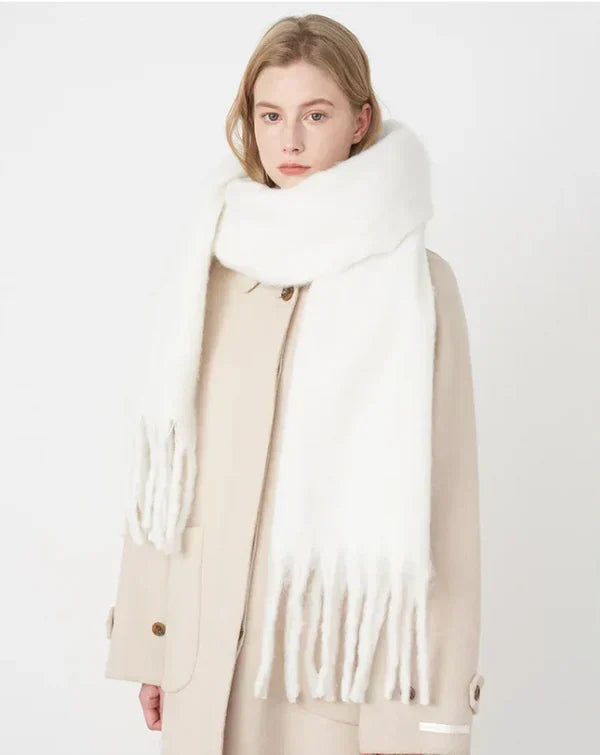Sjaal Winter Lang met Polyester en Zachte Luxe Structuur