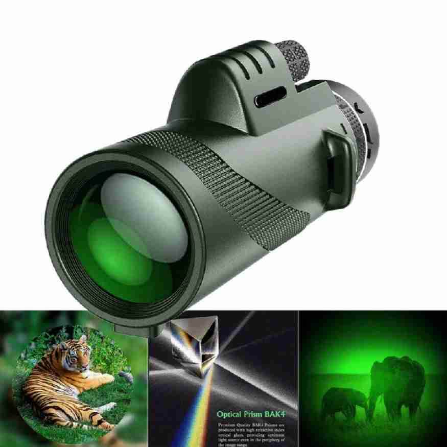 Compact Monoculair met HD-Lens voor Wandelen, Natuur en Reizen