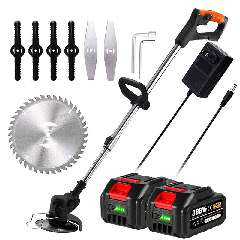 Snoerloze Grastrimmer met Telescopische Verstelling en Krachtige 24V Motor