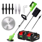 Snoerloze Grastrimmer met Telescopische Verstelling en Krachtige 24V Motor