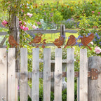 Tuinvogel Decoratie Van Cortenstaal Met Natuurlijke Patina