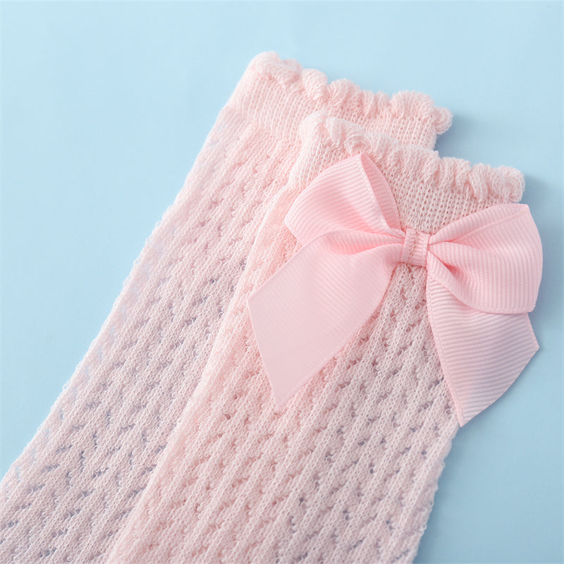 Baby Sokken met Cotton en Grote Strikvorm