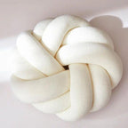 Decoratief Knoopkussen Met Zachte Pluche Afwerking