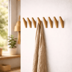 Houten Wandhaken met Bicolor Afwerking en Minimalistisch Ontwerp