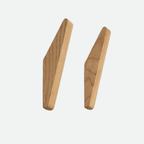 Houten Wandhaken met Bicolor Afwerking en Minimalistisch Ontwerp