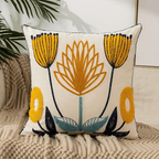 Decoratief Kussen Bloemmotief Zacht Comfortaccent