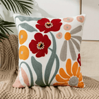 Decoratief Kussen Bloemmotief Zacht Comfortaccent