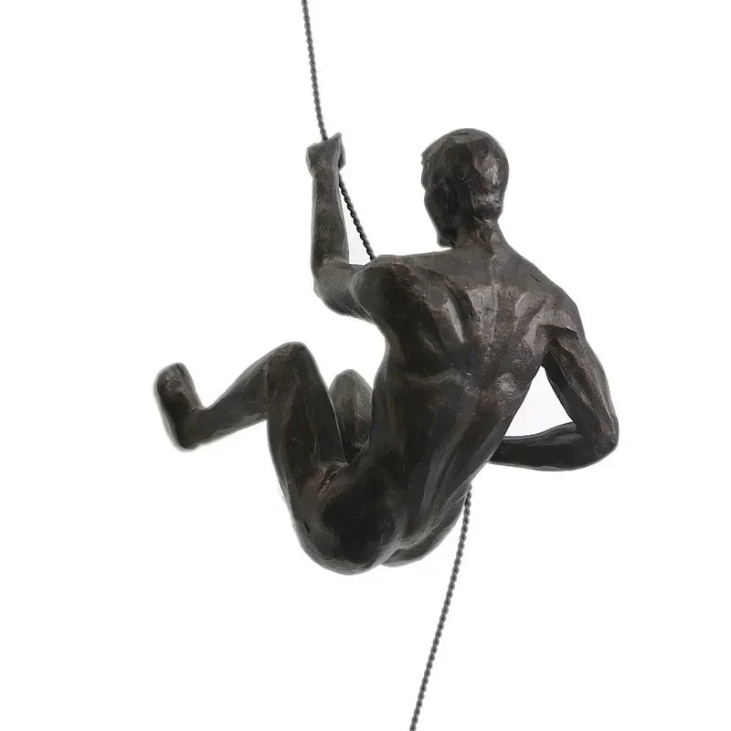 Wanddecoratie Set Met Hars Sculpturen En Dynamisch Klimontwerp