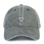 Vintage Baseballcap met Zachte Katoenmengsel en Verstelbare Sluiting
