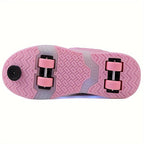 Rolschaats Sneakers Met LED Verlichting En Decoratieve Vleugels
