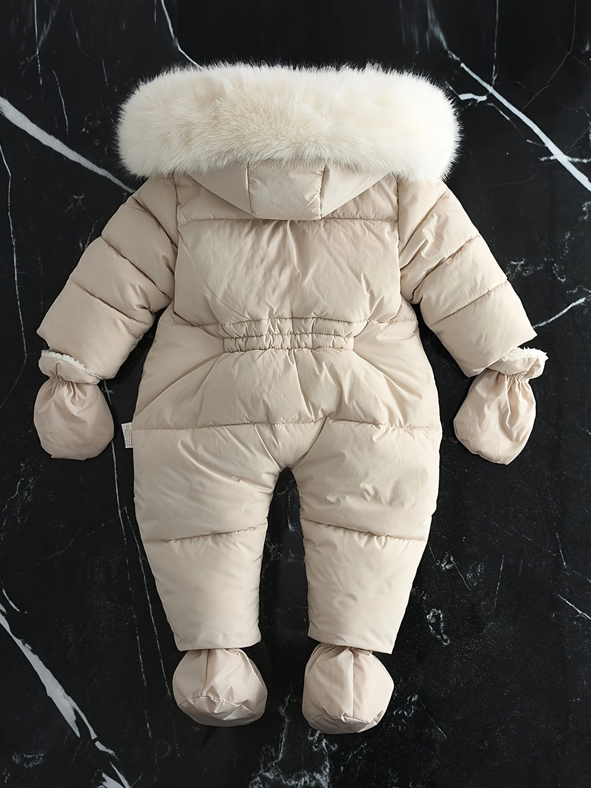 Baby Winteroverall Met Capuchon En Zachte Voering