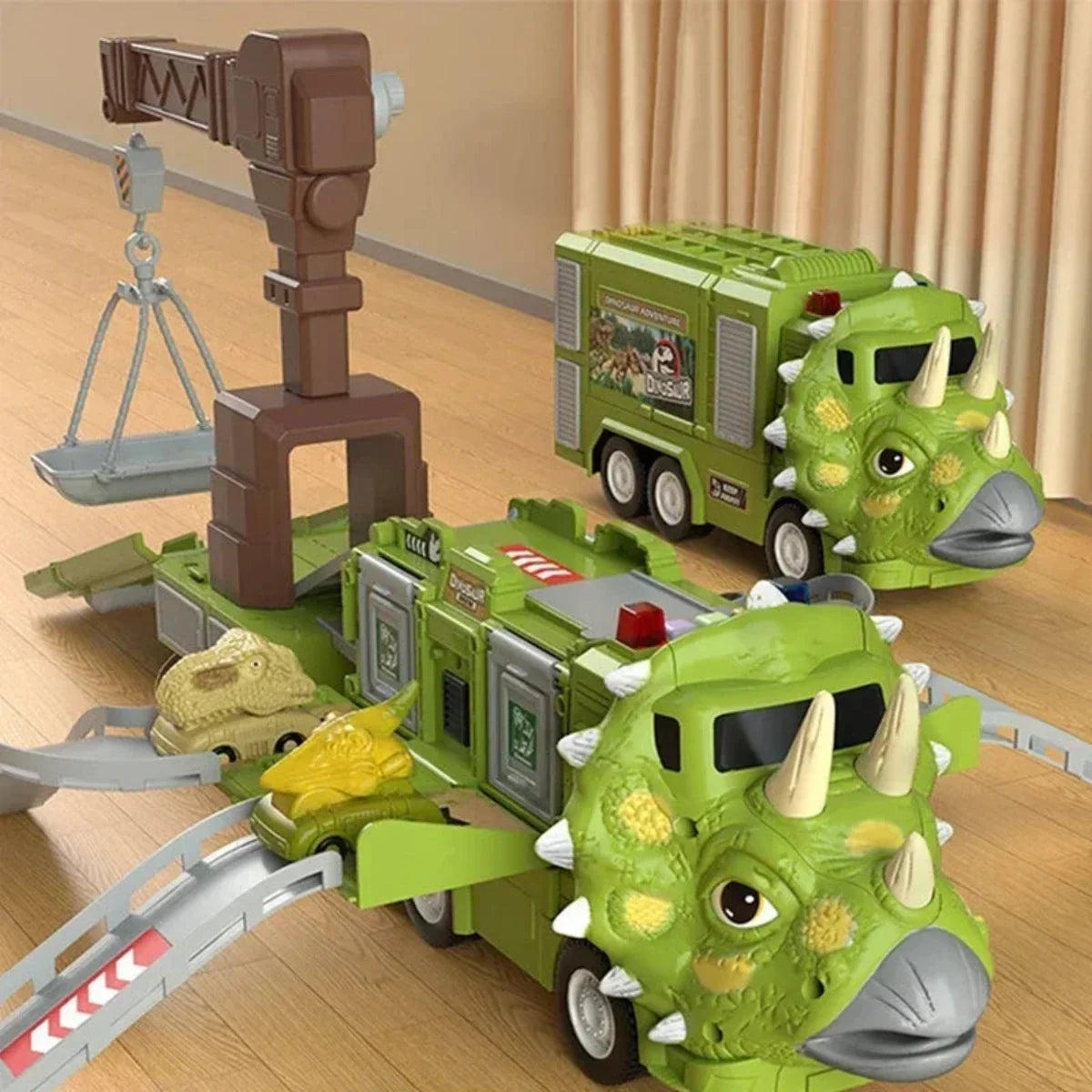 Dinosaurus Transporttruck Met Licht En Geluid Voor Fantasierijke Speelavonturen