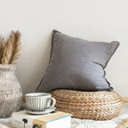 Linnenvezel Kussenhoes Met Koele Textuur En Luxe Zachte Afwerking Voor Sofa En Slaapkamer