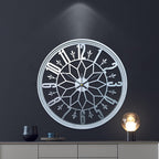 Metalen Wandklok met Stil Mechanisme