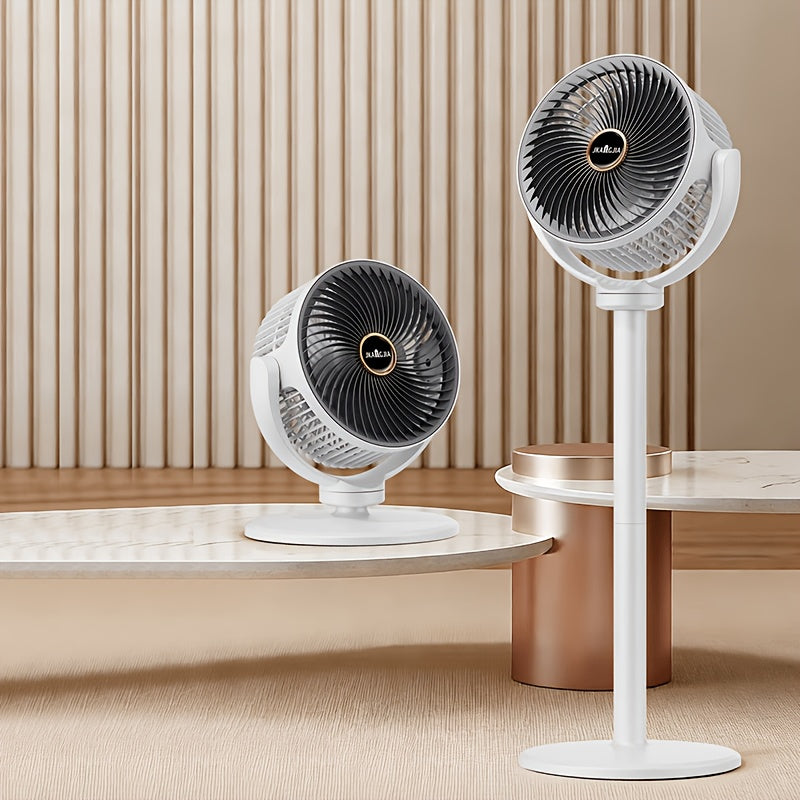 Draadloze Staande Ventilator met Verstelbare Hoogte en 5 Snelheden