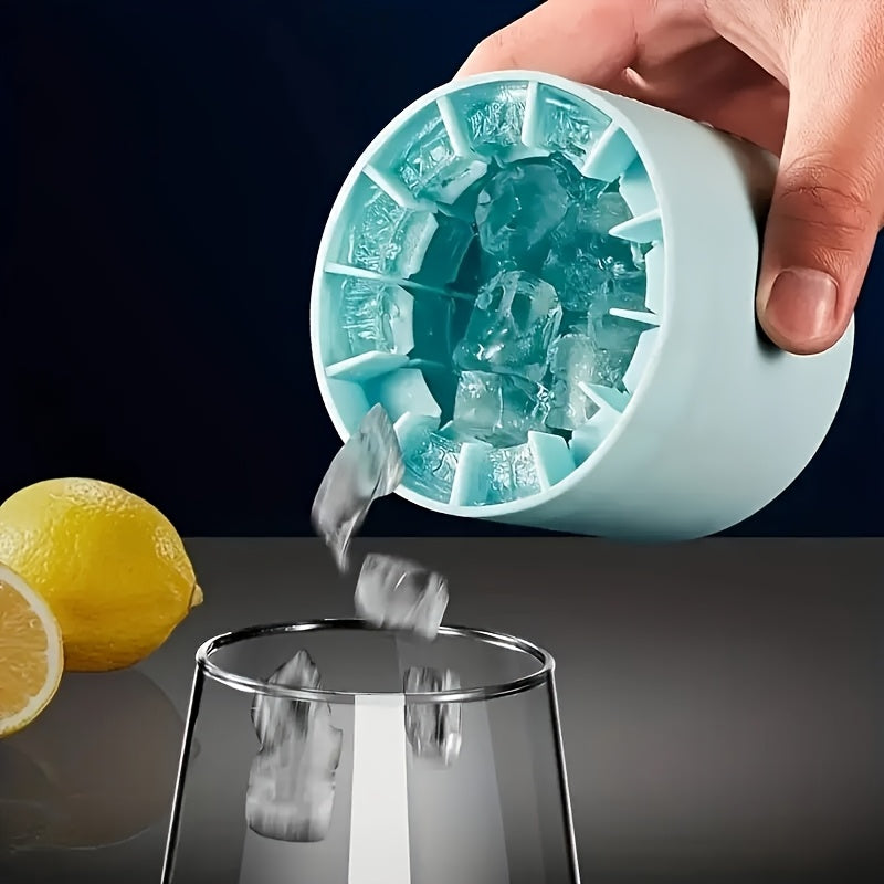 Siliconen Cilindrische IJsvorm met Uitneembare IJsbak voor Koude Dranken