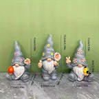 Kunsthars Beeldenset met Drie Stille Figuren voor Binnen en Buiten