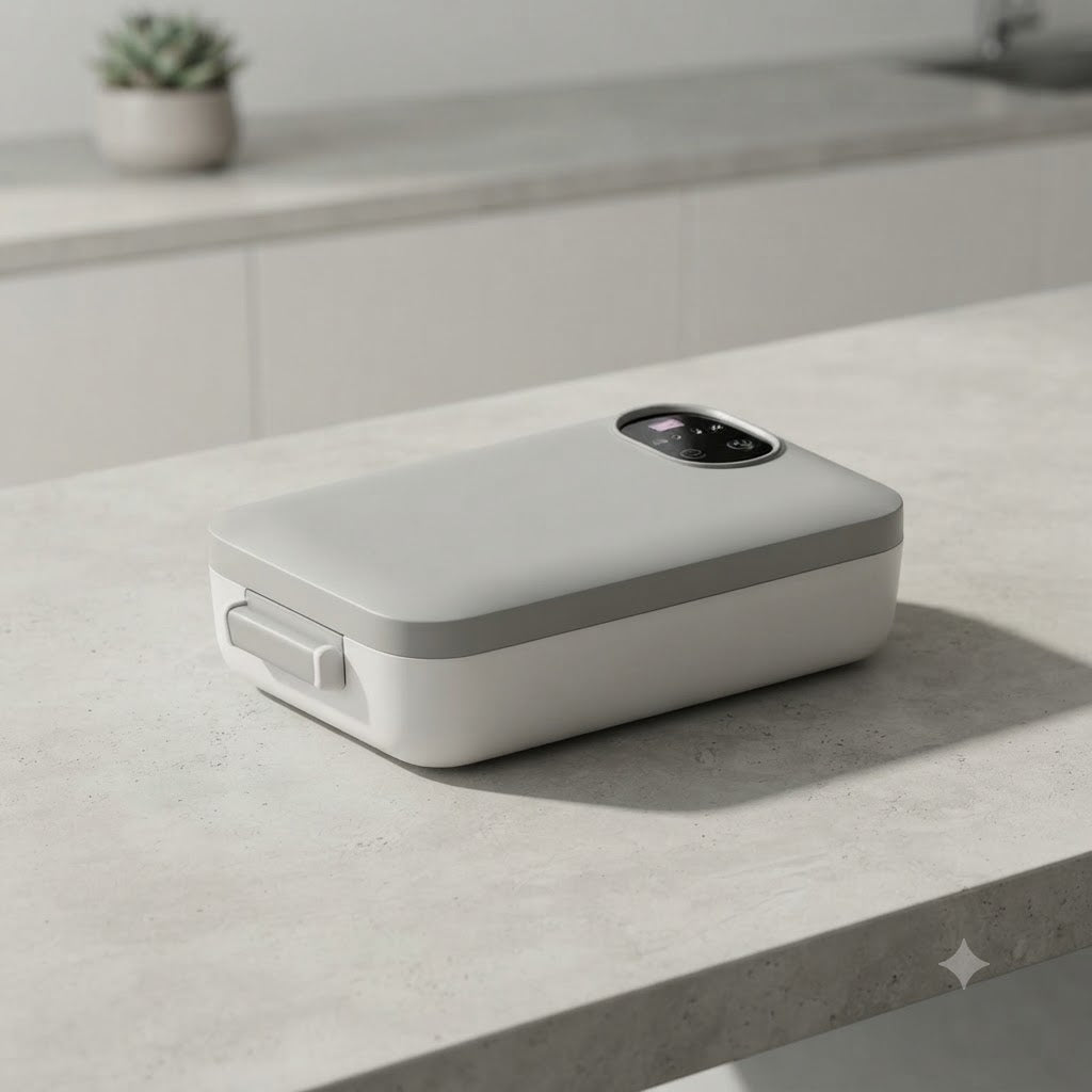 Elektrische Lunchbox Met Zelfverwarming En Uitneembare Rvs Binnenbak