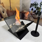 Bio-Ethanol Tafelhaard Met Decoratieve Stenen