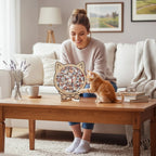 Houten Kattenpuzzel Met 135 Stukjes Voor Ontspanning En Creatief Puzzelplezier