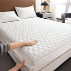 Gewatteerde Matrastopper met Antislip Pasvorm voor Extra Slaapcomfort