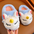 Kinder Pluche Pantoffel Met Warme Voering En Dagelijkse Antislip Veiligheid