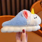 Kinder Pluche Pantoffel Met Warme Voering En Dagelijkse Antislip Veiligheid