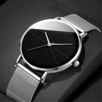 Herenhorloge Met Metalen Behuizing En Krachtige Tijdloze Uitstraling