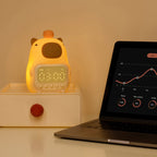 Kinderlamp Met Stille Wekker En Zachte Lichtmodus Voor Rustige Nachten
