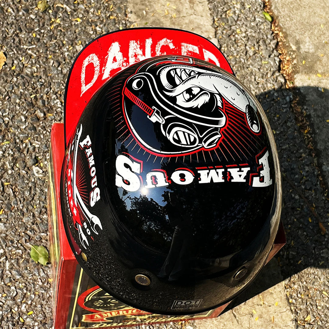 Cap‑Stijl Motorhelm met Sterke ABS‑Constructie en Veiligheidscertificering