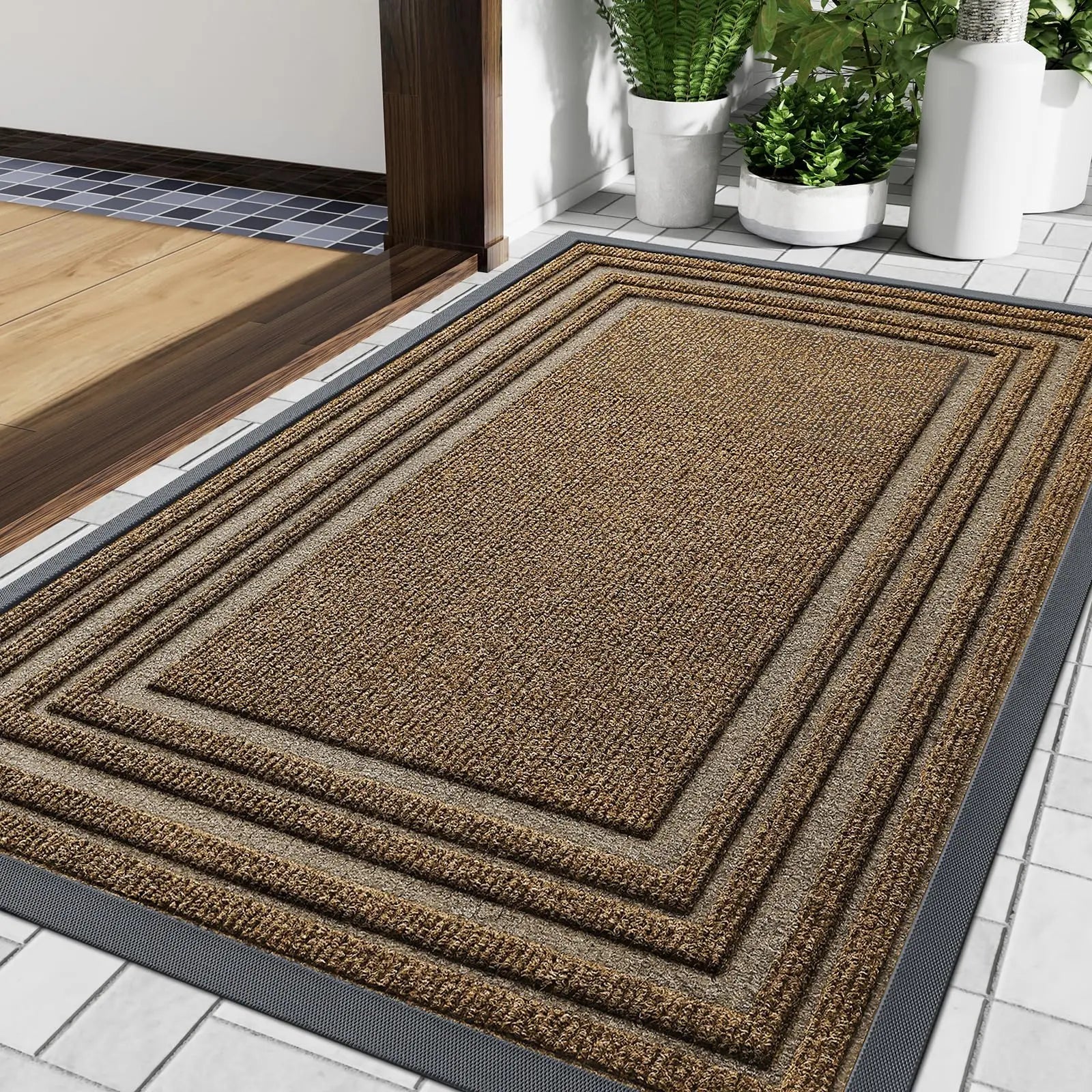 Deurmat met Antislip Onderkant voor Binnen en Buiten