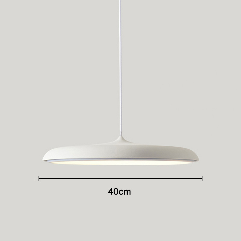 Scandinavische Hanglamp met LED‑Techniek en Minimalistisch Metaal‑Acryl Ontwerp