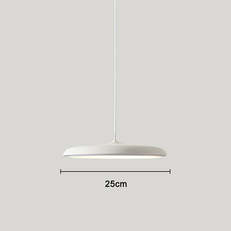 Scandinavische Hanglamp met LED‑Techniek en Minimalistisch Metaal‑Acryl Ontwerp