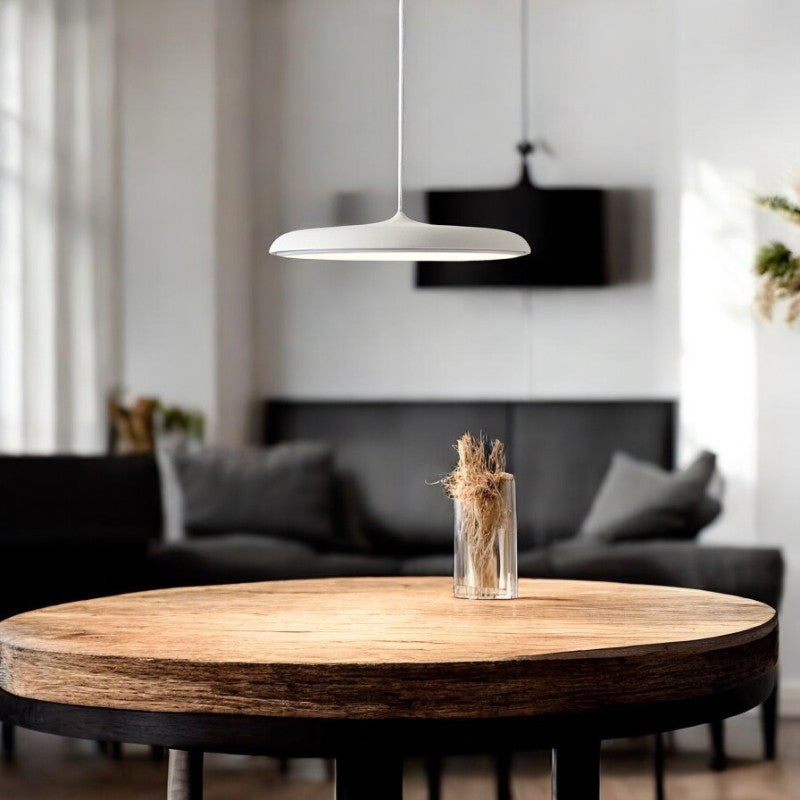 Scandinavische Hanglamp met LED‑Techniek en Minimalistisch Metaal‑Acryl Ontwerp