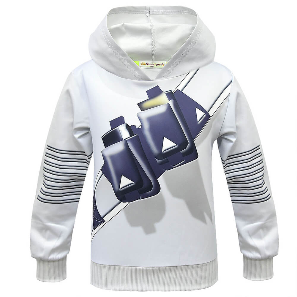 Dj Kostuum met Led Helm en Comfortabele Hoodie‑Set voor Feest en Festival
